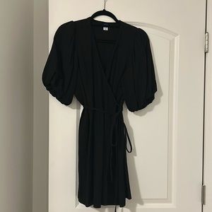 Old Navy Linen Wrap Dress